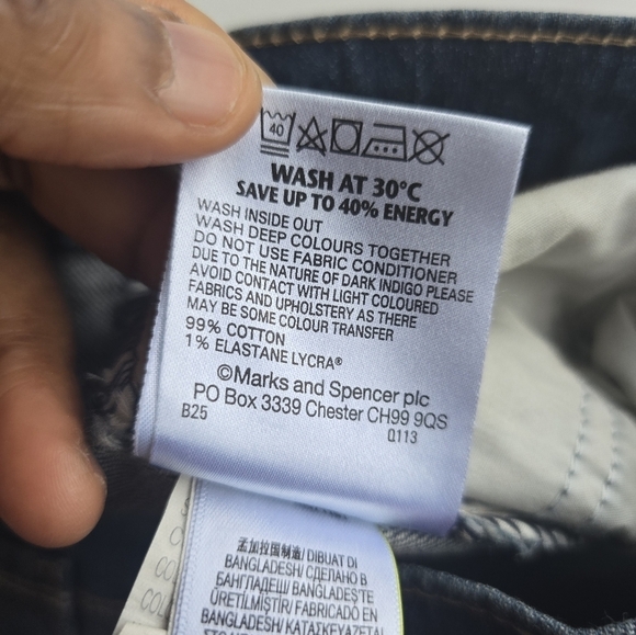 Blue Harbour Jeans Men Blue 40x31 Straight leg Regular Fit Medium Wash New - Picture 13 of 14